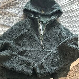 lululemon athletica Green Fleece Scuba